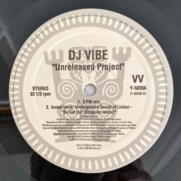 DJ Vibe Unreleased Project Tribal Portugal 12