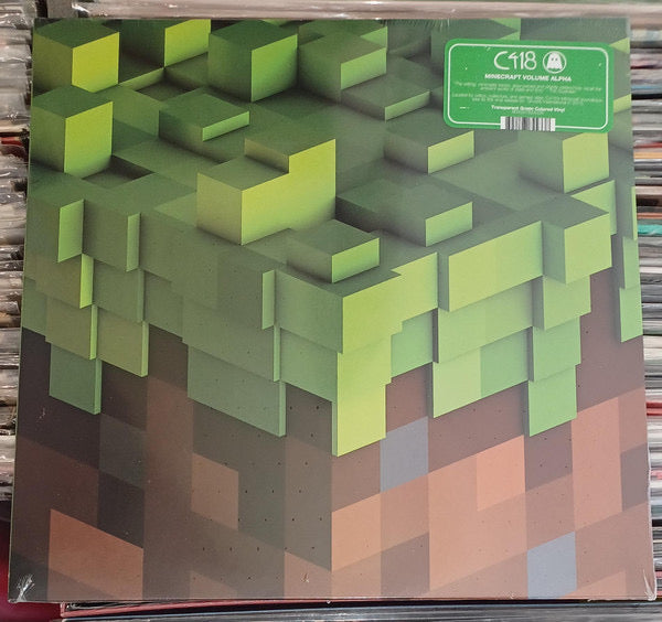 Minecraft factory Volume Alpha Green & Clear Vinyl LP Record - C418